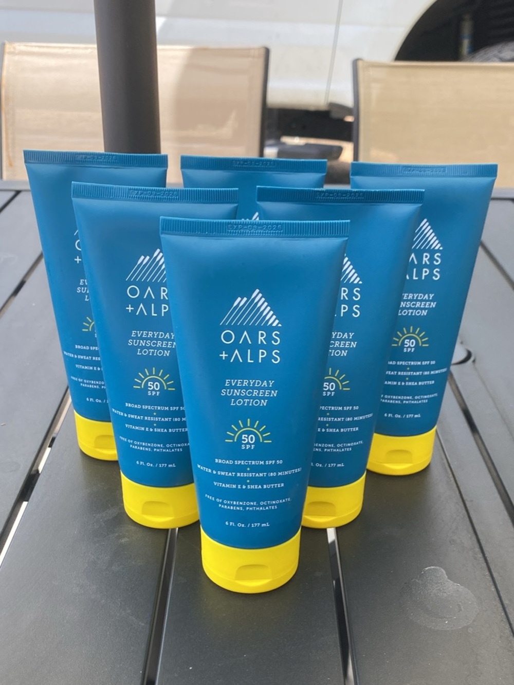 6 pack Oars+Alps Sunscreen Lotion SPF 50
